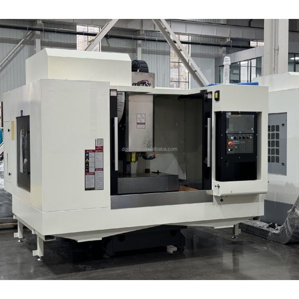 4 Axis Rotary Spindle VMC855 CNC Vertical Milling Machine Roller Guide BT40 Taper Belt Drive System
