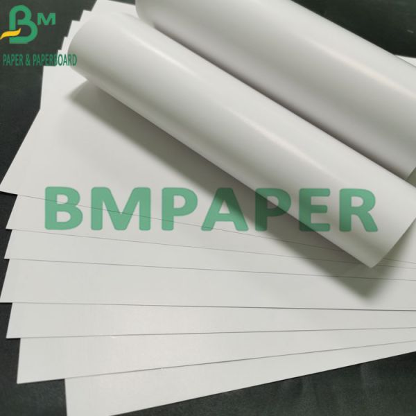 120g 24 * 36'' White Text Glossy Art Paper C2S Cover Double Sides Coated Paper