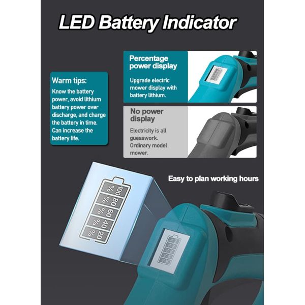 Lightweight Electric Cordless Weed Wacker Battery Powered OEM ODM