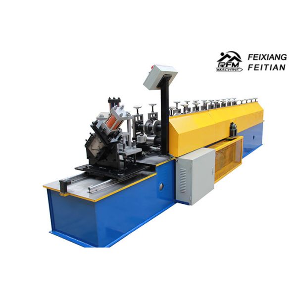 PLC Control Metal Stud And Track Roll Forming Machine / Drywall Stud Roll