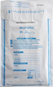 Quality Flexo Printing Tamper Proof Security Bags Permanent Closure With Valve for sale