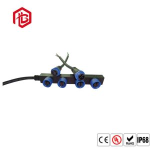 Quality Nylon F Shape PA66 M15 Multi Pin Connectors Waterproof for sale