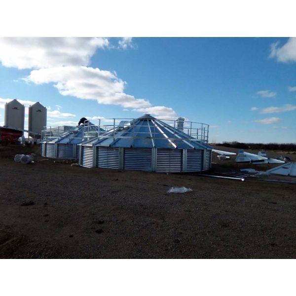 Galvanized Corrugated Bolted Assembly Silo Equipment Grain Storage Silo Bin