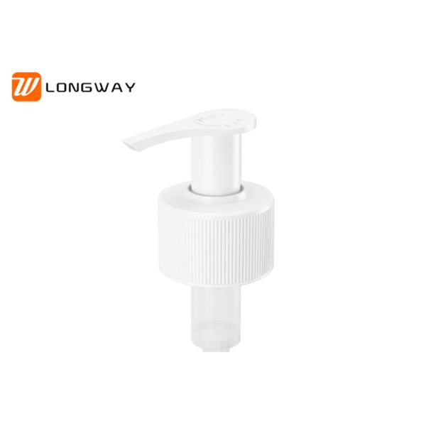 Lightweight Plastic Lotion Pump Top With Custom Logo Printed SGS Approval