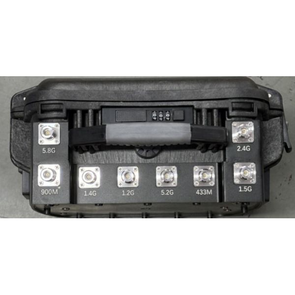 Backpack Mounted Rf Jamming Device 8 Antennas 50W Waterproof