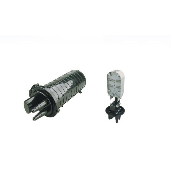 Fiber Optic Splice Box 2 Inlets And 2 Outlets Dome Type Optical Fiber Joint Closure