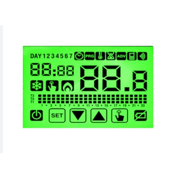 Pin Connector Monochrome LCD Display Custom Size VA Black White Display