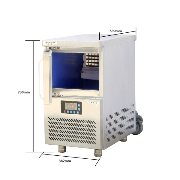 Led Blue Light Mini Ice Maker Machine , Automatic Small Ice Making Machine