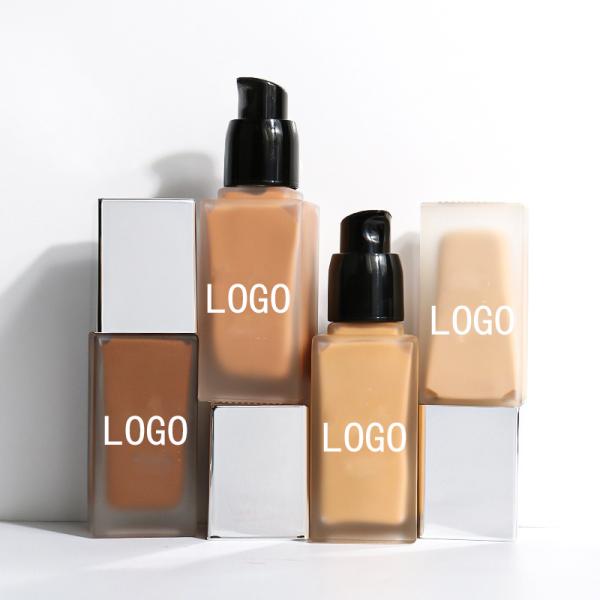 Wholesale Customized Logo Vegan Full Coverage Foundation Waterproof Oil Free Hydrating Matte Liquid Foundation Makeup Foundation