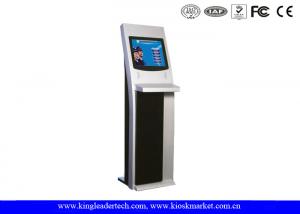 Quality 19Inch SAW Touch Screen Free Standing Kiosk Stand For Coffee Bar for sale