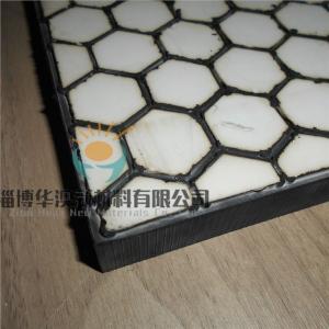 China 92% 95% Alumina Ceramic Rubber Composite Liner Board High Hardness on sale