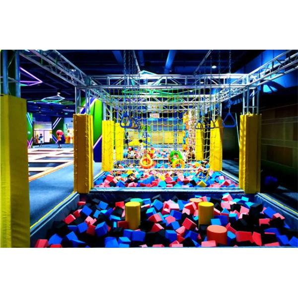 Customized Indoor Trampoline Park Playground Center Equipment With Dodge Ball