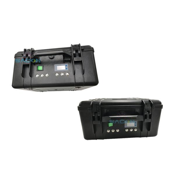 60w GPS Mobile Phone Signal Jammer 6 Antennas Built - In Battery 2 Hours Working