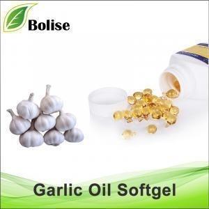 China Natural Garlic Oil Softgel Lower Blood Sugar on sale