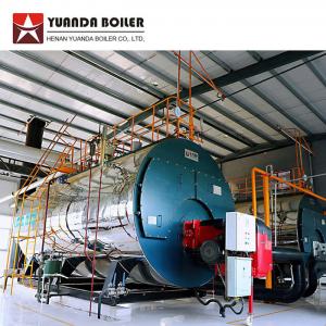 Quality Horizontal Low Pressure Fire Tube Three Pass 2 Ton Diesel Oil Fired Steam Boiler for sale