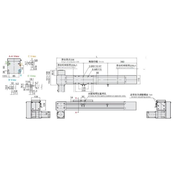 Industrial Dust Proof Timing Belt Linear Stages Find Extensive Applications in Diverse Fields