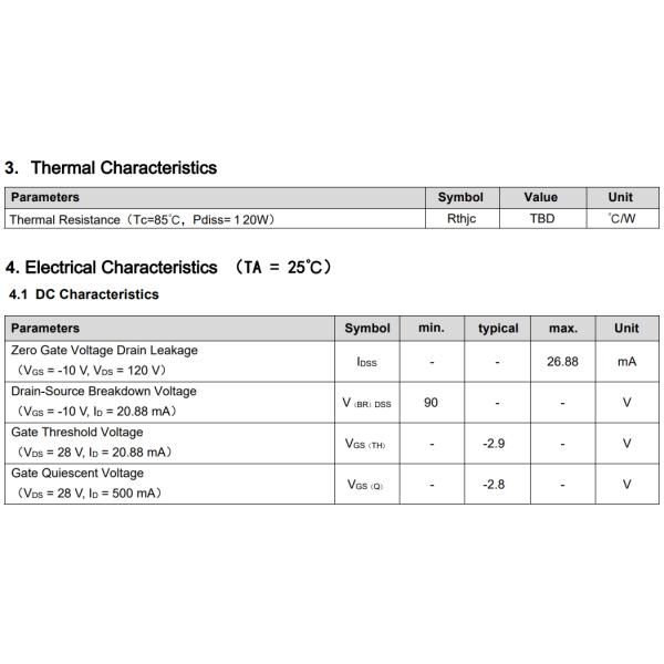 100W 28V High Stability Microwave Power Amplifier Wide Bandwidth for 2.0-6.2GHz
