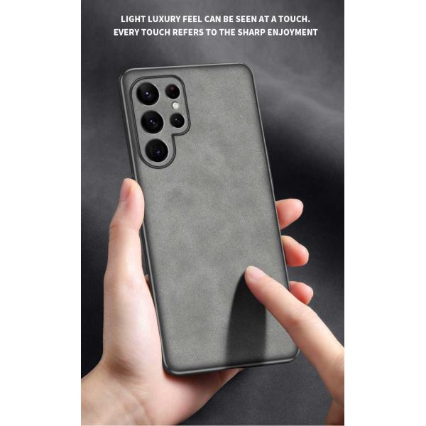 PU Private Mold Shockproof Leather Case For Samsung Galaxy S23 S22 Ultra Mobile Phone