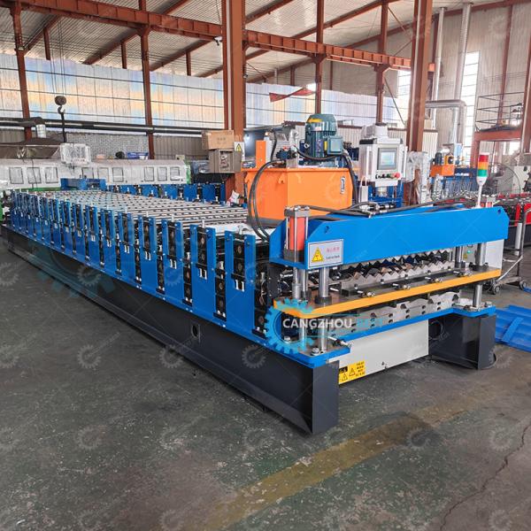 High Speed Corrugated Sheet and Trapezodial Sheet Making Machine For Profile