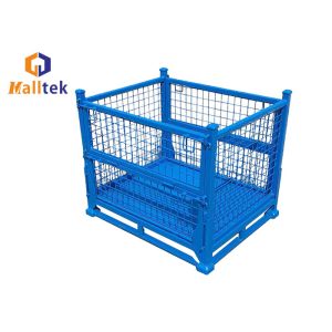 Quality Transport Storage Steel Wire Stacking Mesh Pallet Cages for sale