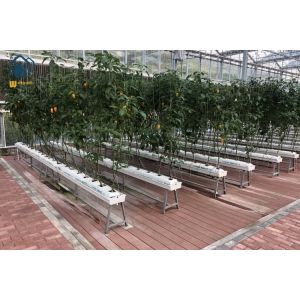 Quality Vegetables PVC Drainage Substrate Planting Gutter Troughs Hydroponic Trough System for sale