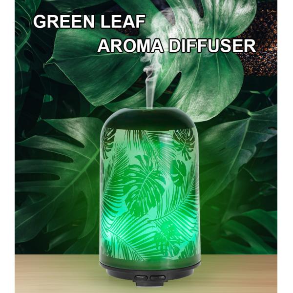 Maple Leaf DC24V 100ml Tabletop Glass Aroma Diffuser For Hotel