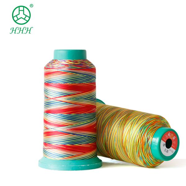 Shoes High Tenacity Rainbow Color Polyester Cotton Embroidery Nylon Sewing Thread OEM ODM