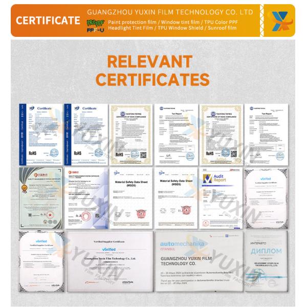 Custom Box TPU PPF Paint Protection Film Stain-proof Car Paint Protection Film