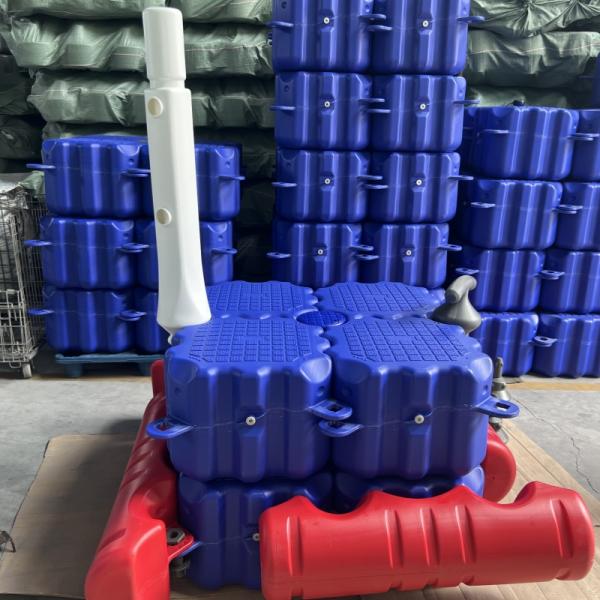 Blue PE Pontoon Cubes Chemical And Corrosion Resistant