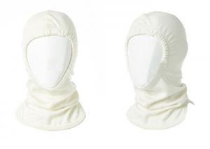 Quality NFPA Nomex Flash Hoods For Firefighter Uniform White Open Face Shoulder Cape for sale