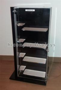 Quality Retail Shop Clothing Store Fixtures Brand Name Shoes Display Cabinet With 4 Shelves for sale