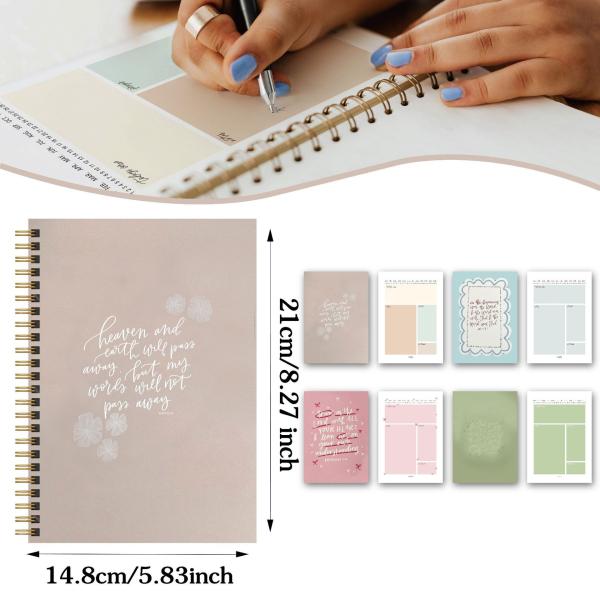 Standard A5 Academic Custom Notebook With Dot-Grid Paper