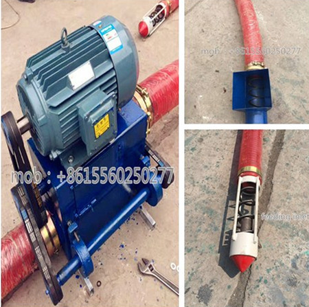 Fully automatic high efficiency barley flexible screw auger conveyor