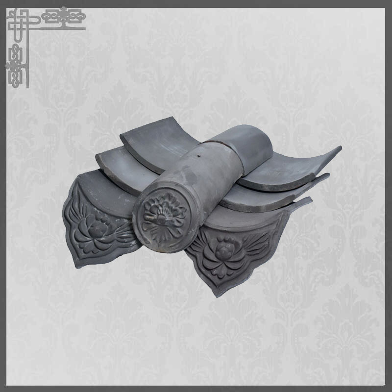 Garden Pavilion Chinese Clay Roof Tiles Traditional Buddhist Temple Handmade