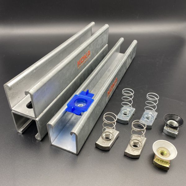 Hot Dipped Galvanized Solid 6m Strut Channel Rail