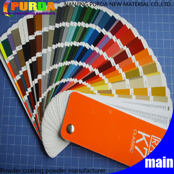 RAL Color Epoxy Powder Coating , Electrostatic Epoxy Coating For Metal Furniture