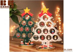 Quality mini wood artificial christmas tree for sale