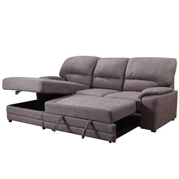 Antiwear Sectional Folding Sofa Bed With Storage Multipurpose