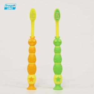 Quality Children 3-6 Years Soft Rubber Toothbrush Handle Color Oral Hygiene for sale