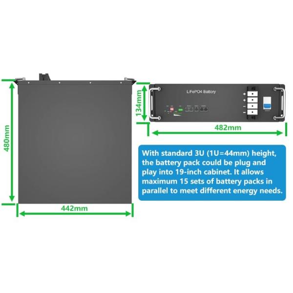 48v 100ah 5kwh Rackmount Lithium Battery For Solar Energy System