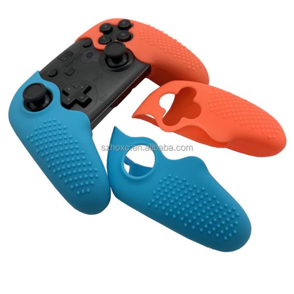 HOXC Official Nintendo Switch Pro Controller Non-slip Skin, Split Design Silicone Protector Cover Compatible Switch Pro Controller