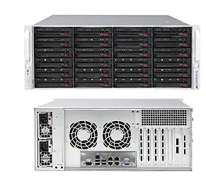 Supermicro SSG-6049P-E1CR24H 4U Rack Server In Black For SuperStorage 6049P-E1CR24H