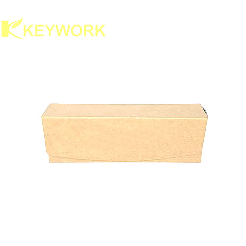 Ultra Light Triangle Cardboard Optical Glasses Case Double Sided Buckle Carton