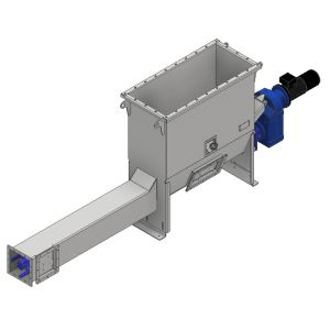 3250mm Length 3kw Horizontal Screw Conveyor