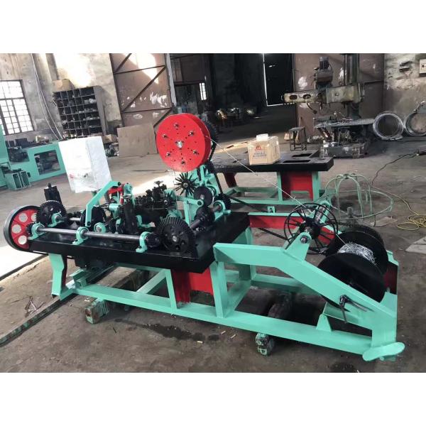 High Efficiency Fully Automatic Barbed Wire Machine For Railway / Highway