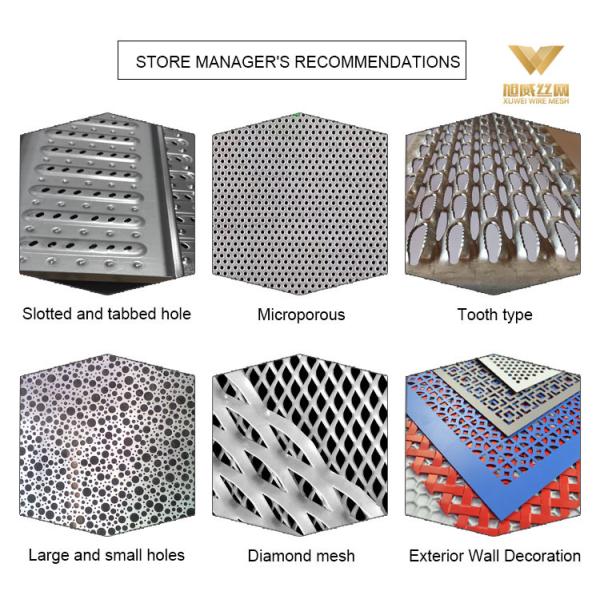 Decorative 304 Stainless Perforated Sheet SS304 Louver Punch Metal Mesh With Customized Perforated Patterns