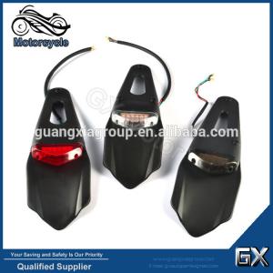 China Motorcycle Rear Fender Tail Light, Motocross Tail Light Brake Light, Dirtbike Rear Lamp License Plate Light on sale