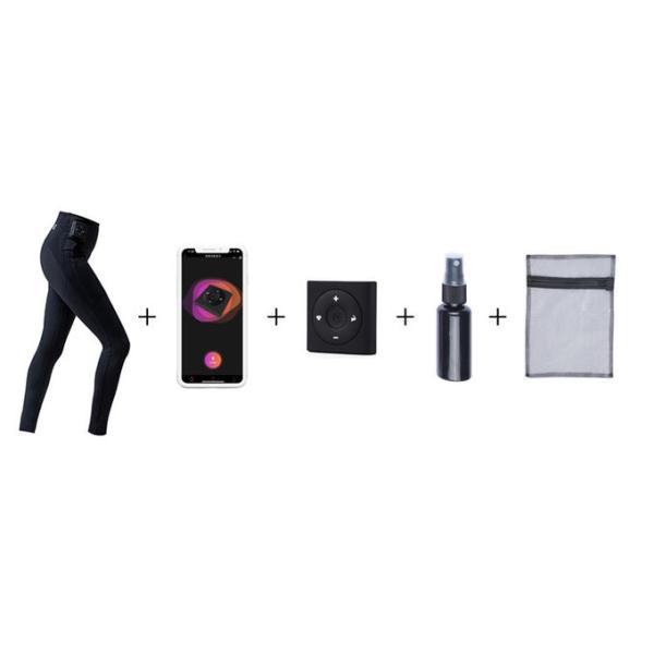 Thin Waist Buttock Lifting Mens Training Leggings Wireless EMS Suit MLXL size