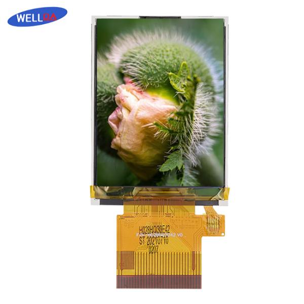 High Resolution 65K TN LCD Display 2.8 Inch LCD Display 16 Bit MCU
