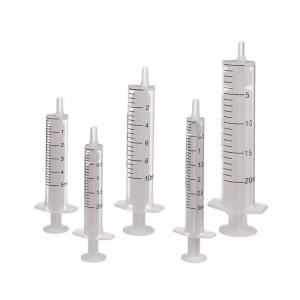 China 2 Part Disposable Sterile Syringe Injection Syringe 2mL / 3mL / 5mL / 10mL / 20mL Plastic on sale